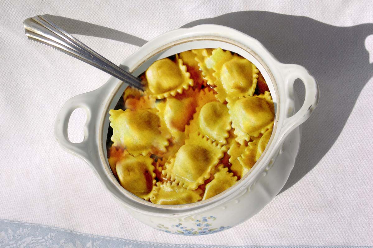 ravioli brodosi di Sulmona