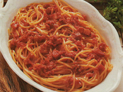 SPAGHETTI AL SUGO DI PECORA
