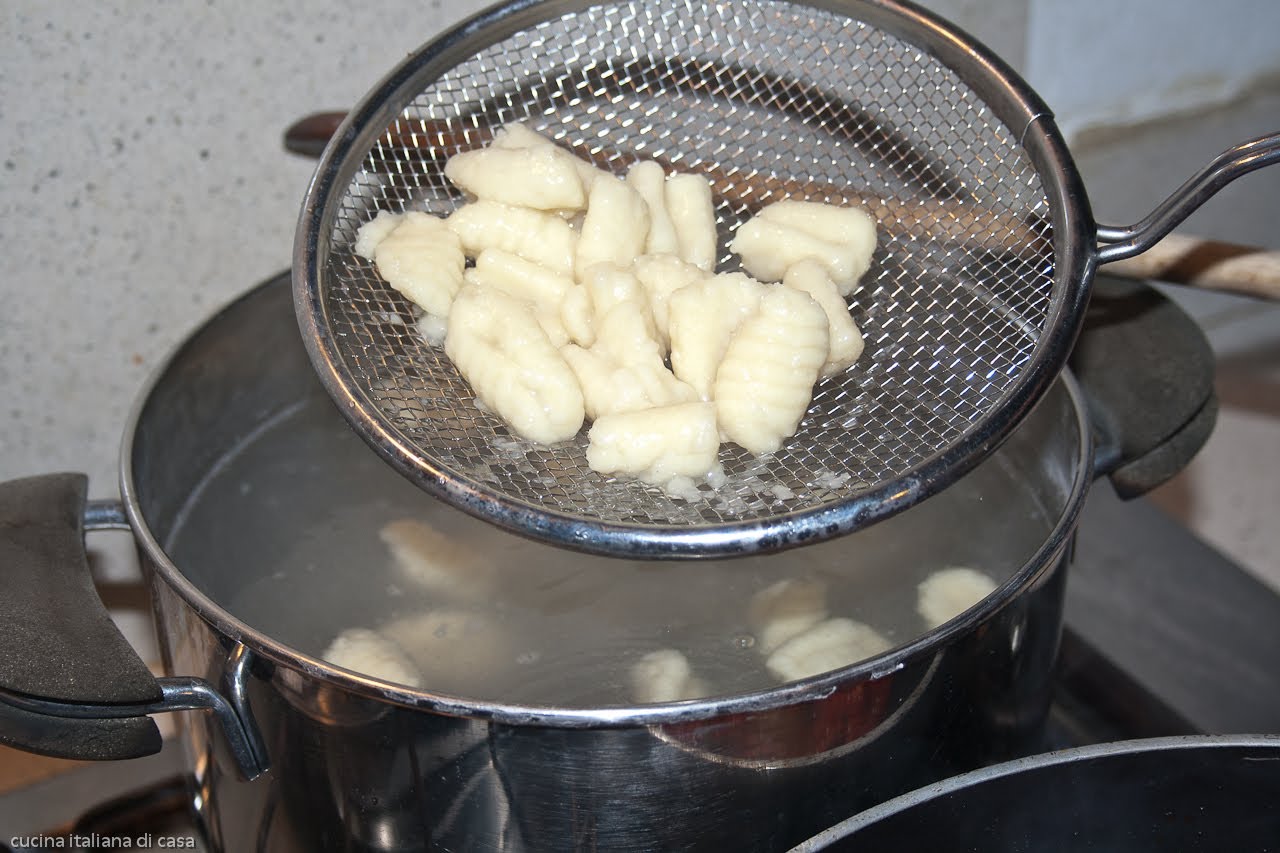 gnocchi e polenta