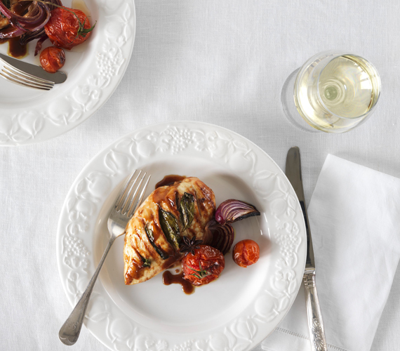 Pollo in salsa aromatica all’aceto