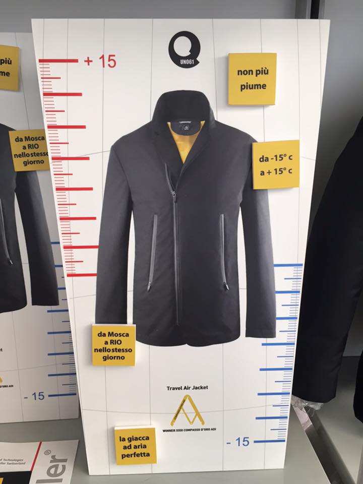 LA SEZIONE AUREA  DELLA TRAVEL JACKET, UNO61