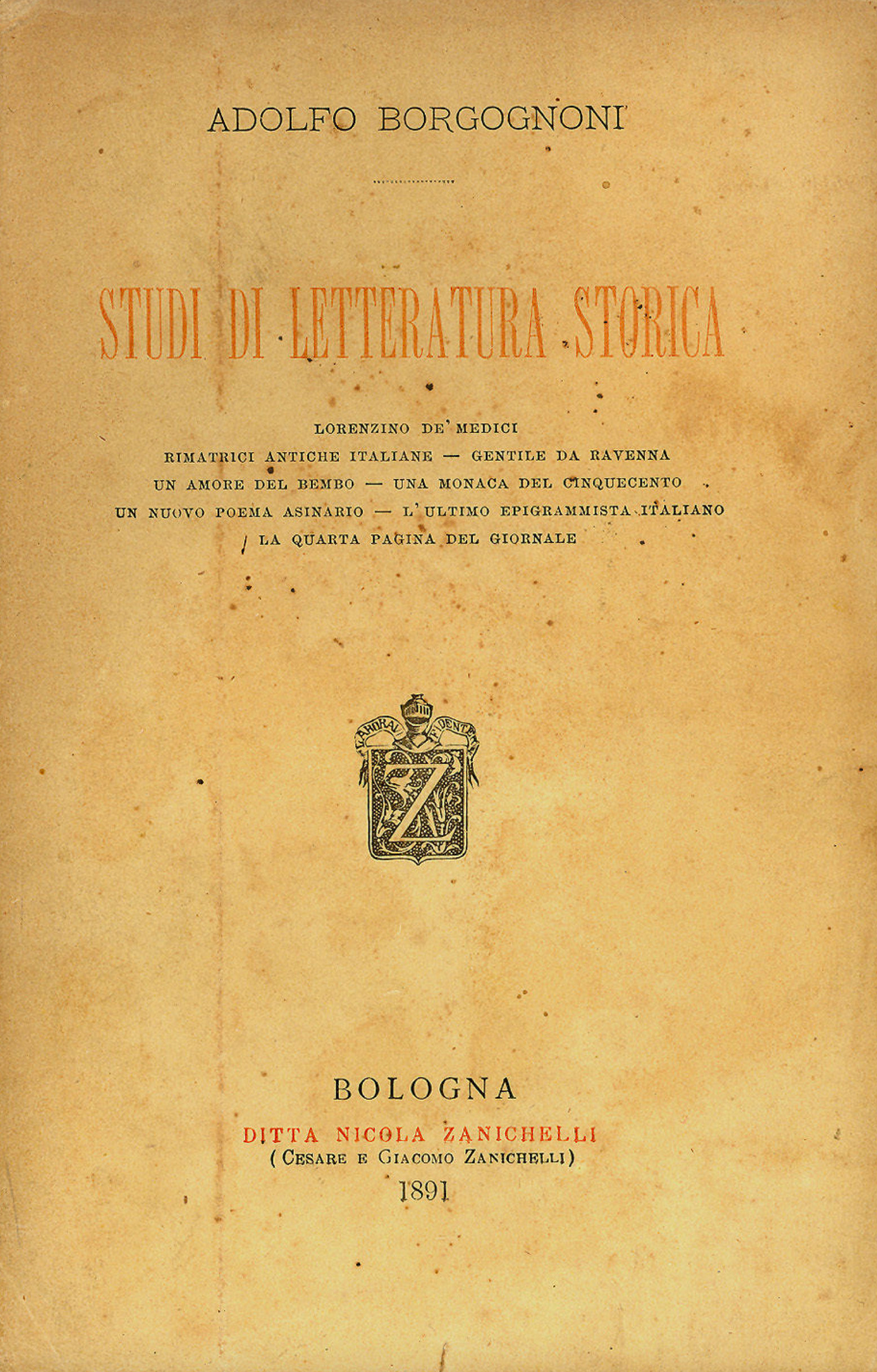 ADOLFO BORGOGNONI