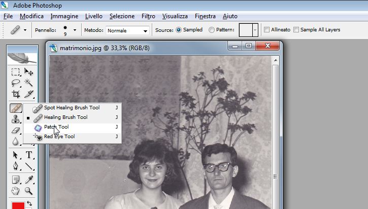 photoshop – Strumento Toppa
