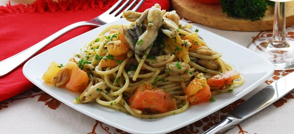SPAGHETTI CON LE RANE﻿