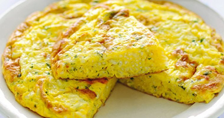 Frittata alta.
