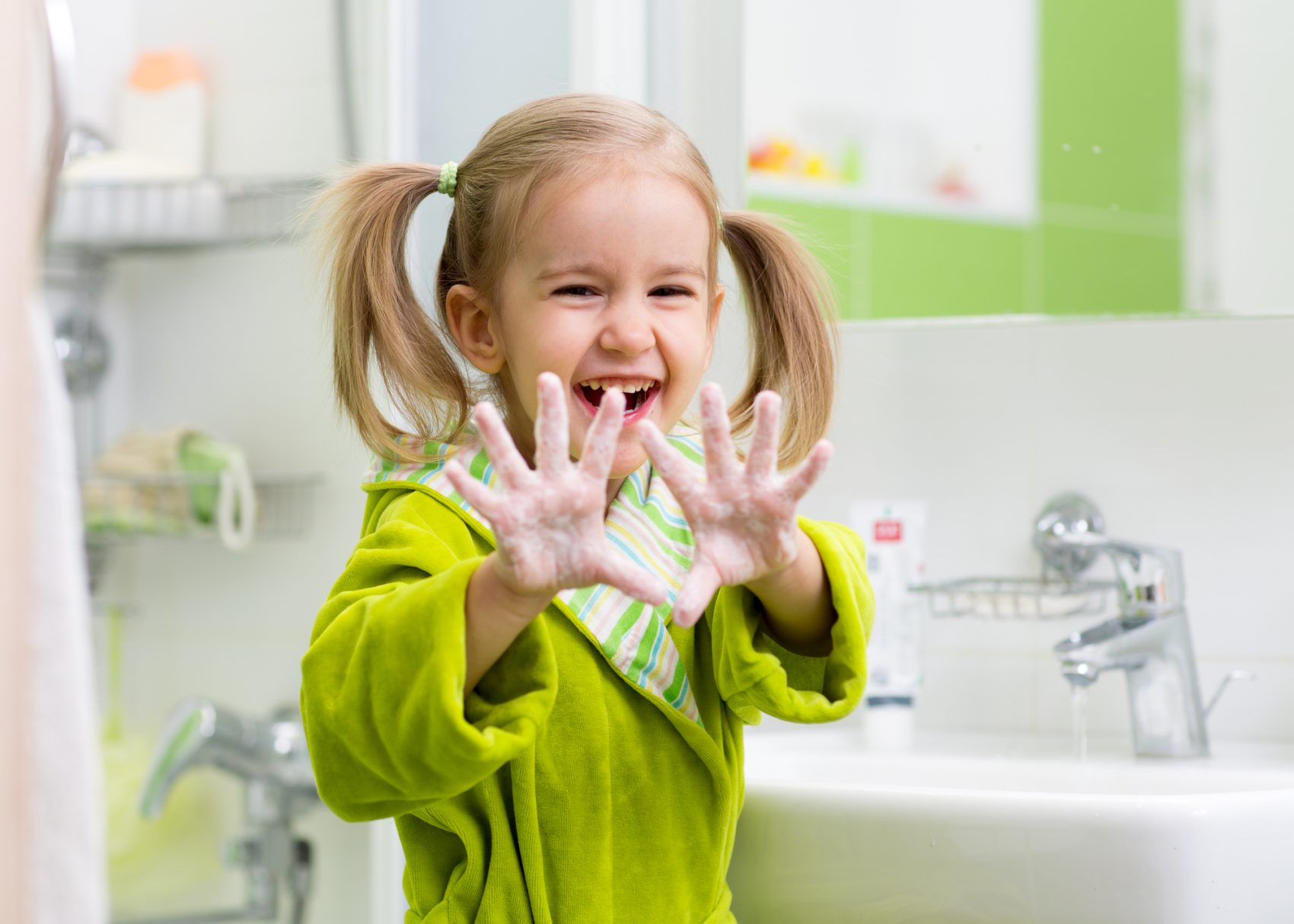 I BAMBINI POCO INCLINI  A LAVARSI LE MANI