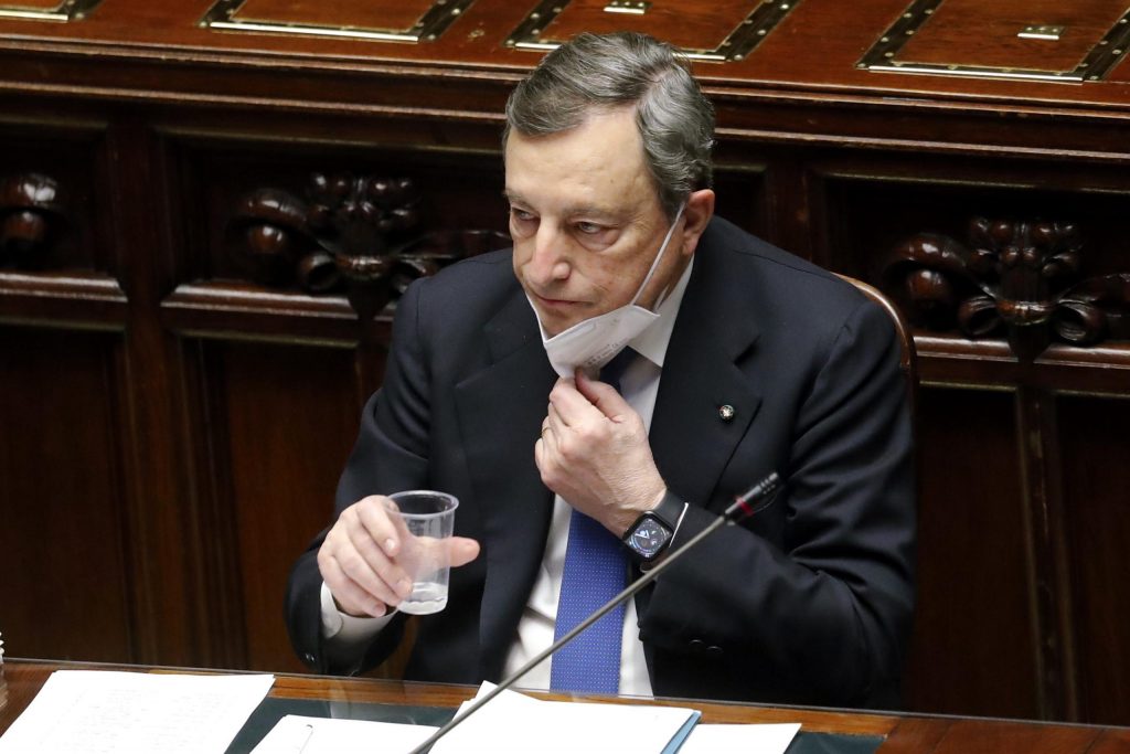 DRAGHI E  LA POLITICA