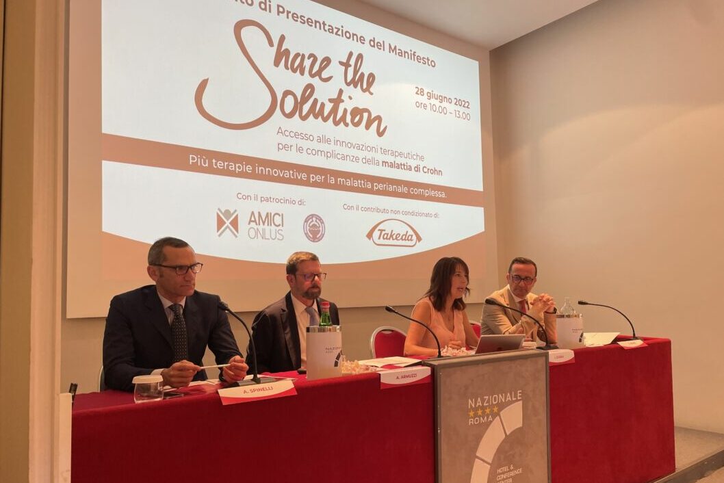 UN MANIFESTO PER MIGLIORARE  LA CURA DEI MALATI DI CROHN
