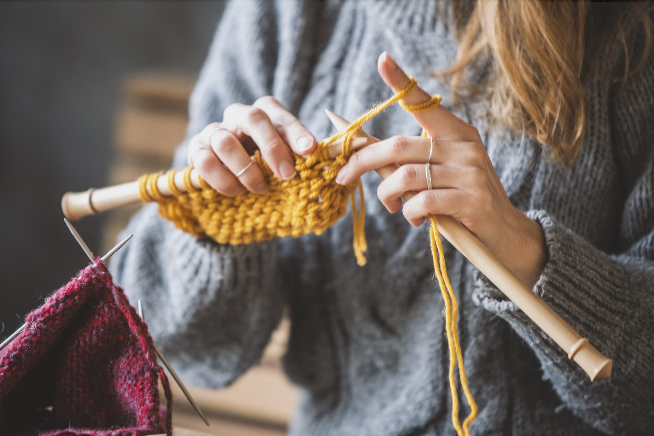 Learning English through… Knitting