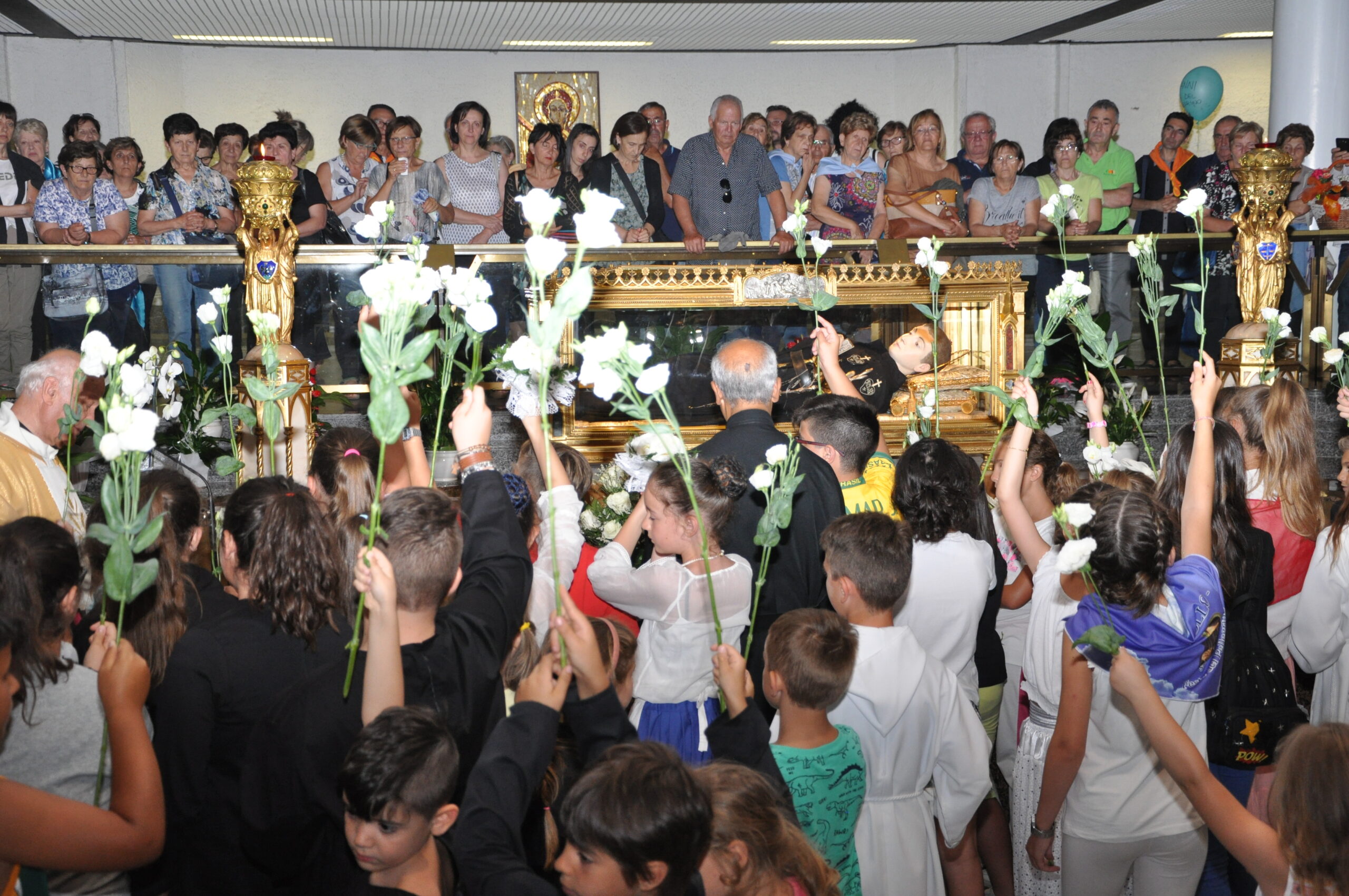 PELLEGRINI AL “SANTO DEL SORRISO”